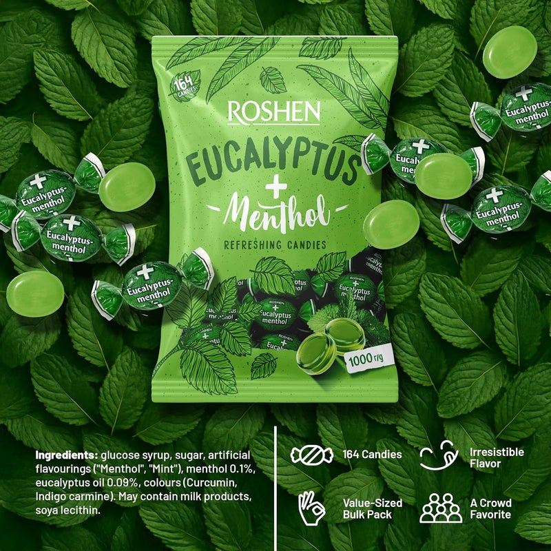 ROSHEN Eucalyptus and Menthol Candies - 1 kg - Image 4